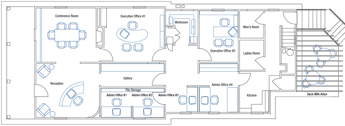 Lower level floor plan