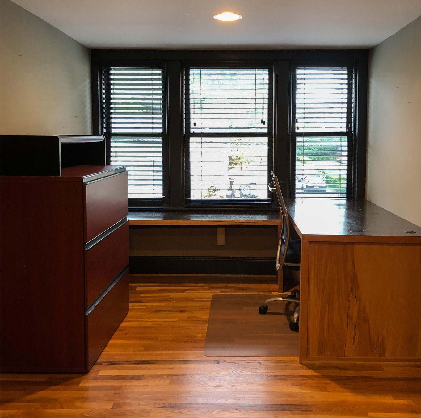 Upper level executive office